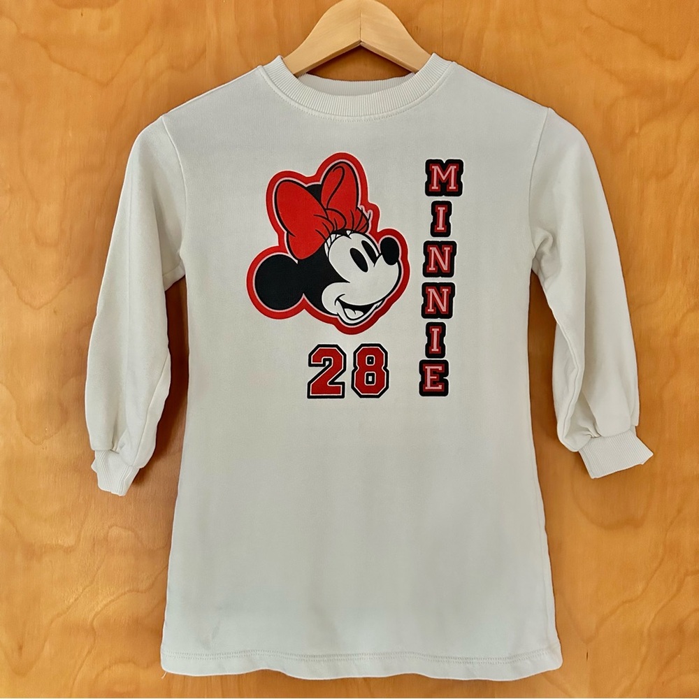 Hanna Andersson Minnie Mouse Sweatshirt Dress